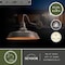 Vaxcel Dorado 1 Light Dusk to Dawn Bronze Farmhouse Outdoor Wall Barn Lantern Dark Sky T0572 - alternate 5